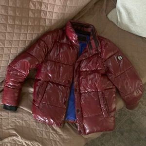 Michael kors puffer jacket in ruby original price was 350 barely worn small mens